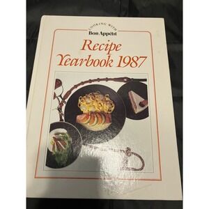 Vintage Bon Appetit Recipe Yearbook 1987 Cookbook Hardback Knapp Press